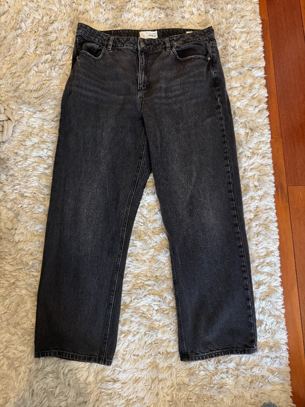 Classic Dark wash straight leg denim